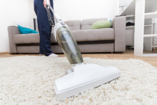 Start by vacuuming