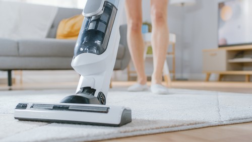 Vacuuming of floor